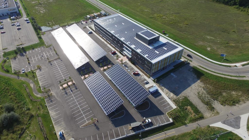 evolv1 solar rooftop and solar carport