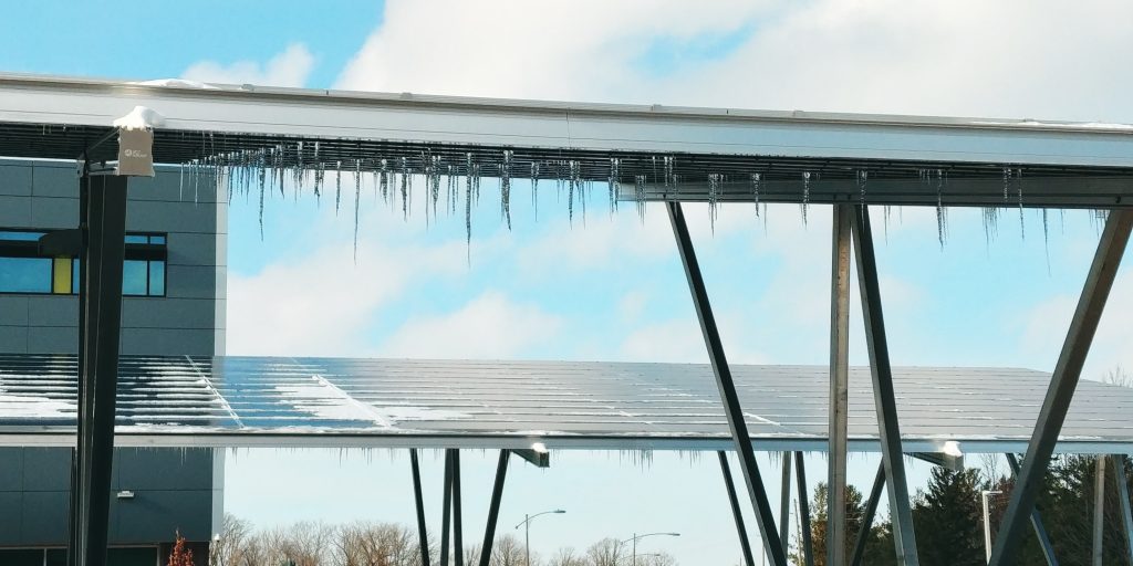 How high snow-load solar carports take on Canadian winters